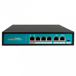 PoE Switch 4 PoE ports + 2...