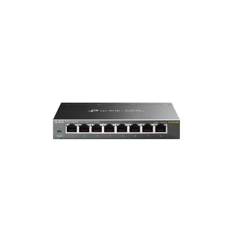 Junior Kiezen Afdeling TP-Link TL-SG108E Switch Unmanaged Gigabit Ethernet (10/100/1000) 8 poorten